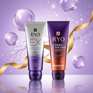 RYO紫吕发膜防脱发ex护发素正品韩国进口头皮护理精华受损修复