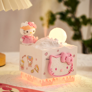 女生生日礼物送闺蜜朋友走心实用的小众高级感KT加湿器摆件情人节