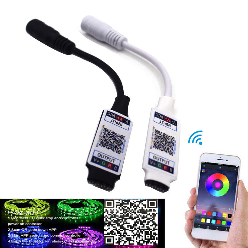 包邮 电视TV电脑机箱RGB灯条手机APP蓝牙迷你控制器 氛围LED灯带