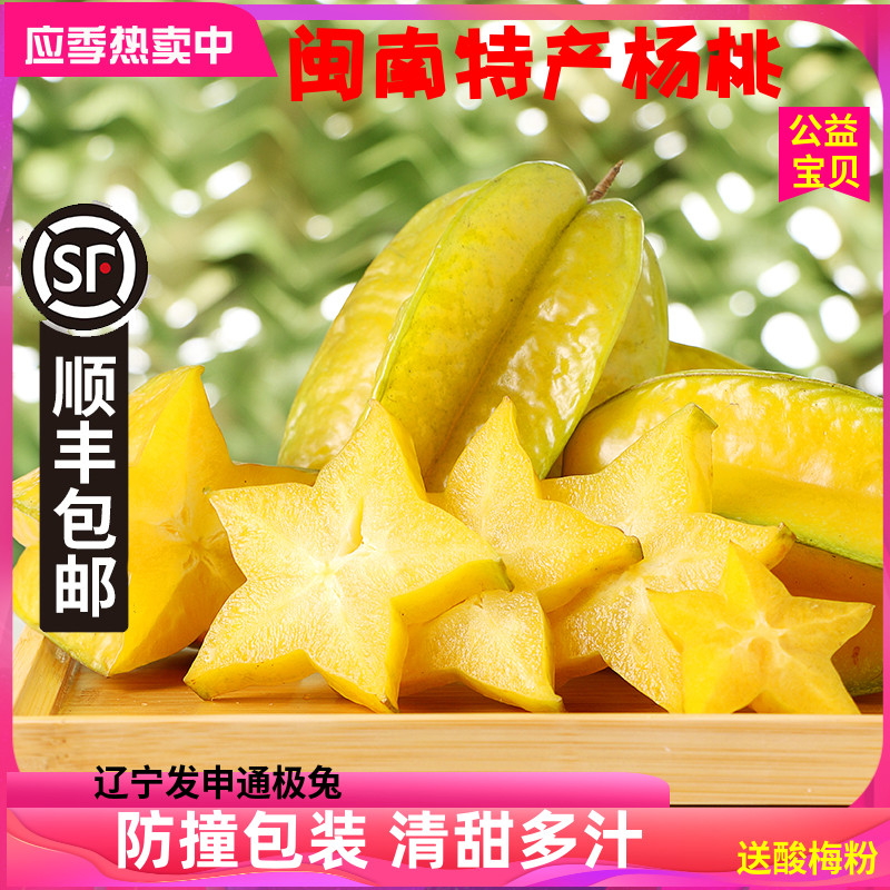 香甜多汁降火去燥福建杨桃送酸粉