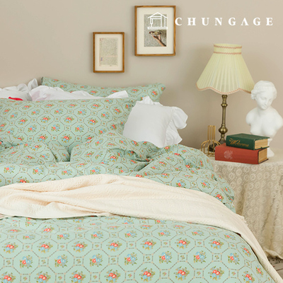 碎花4件纯棉浪漫法式田园