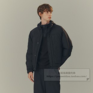 直邮Mind Bridge韩国代购男士冬款短款宽松立领羽绒服MYDJ7140