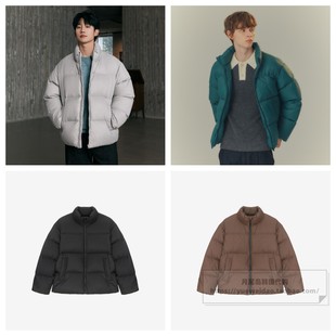 直邮Mind Bridge韩国代购男士冬款短款立领YKK羽绒服MYDJ8150