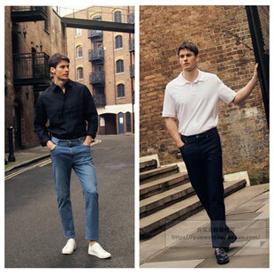 特价直邮Aquascutum雅格狮丹韩国代购春秋男装修身牛仔裤ZDP310