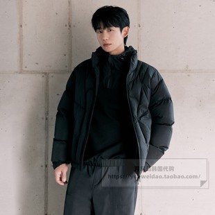 直邮Mind Bridge韩国代购男士冬海报短款宽松立领羽绒服MYDJ8140