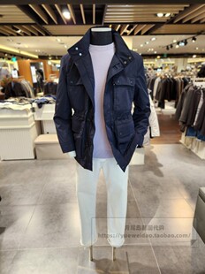 3.5折直邮EDITION 男士韩国代购商务休闲高端中款束腰风衣E1901F