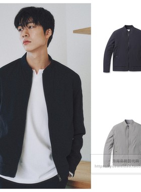 特价直邮PROJECT.M 韩国代购男装春秋拉链纯色立领夹克衫PF2001
