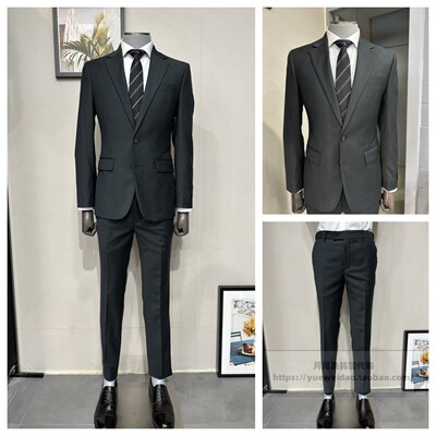 商务时尚修身春秋冬男士西服套装