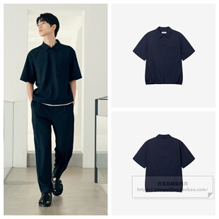 尖领宽松衬衫 短袖 M1WS3131 26夏男士 发货快直邮MindBridge韩国代购