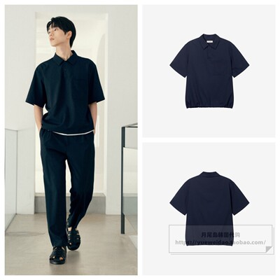 发货快直邮MindBridge韩国代购26夏男士短袖尖领宽松衬衫M1WS3131