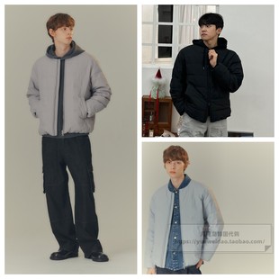 直邮Mind Bridge韩国代购男士秋冬短款轻量无领羽绒服MYDJ71N1