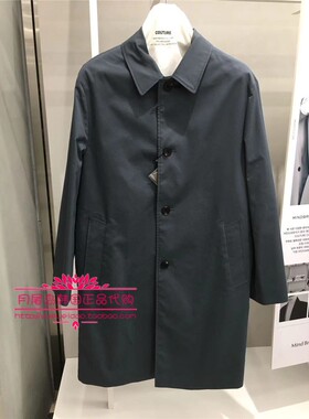 直邮Mind Bridge男装韩国代购春秋款经典宽松风衣外套MVCA2101