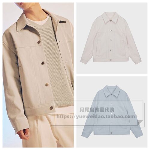 mindbridge翻领春宽松海报夹克