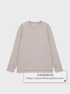 宽松圆领长袖 直邮Mind T恤MXTS0120 款 四季 Bridge韩国代购 男士