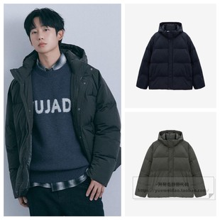 直邮Mind Bridge25男士韩国代购明星同款短款连帽羽绒服MZDJ8151