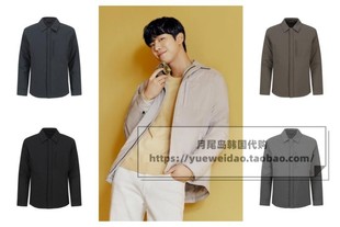 3折直邮EDITION男款韩国代购商务休闲短安孝燮保暖薄羽绒服JJ1991