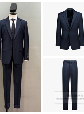 4折直邮Liberclassy 男装韩国代购春夏秋羊毛修身西服套装LM1815