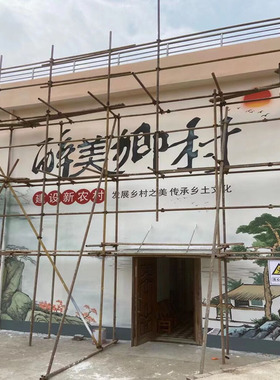 定制室内外壁画手绘画彩绘画墙绘