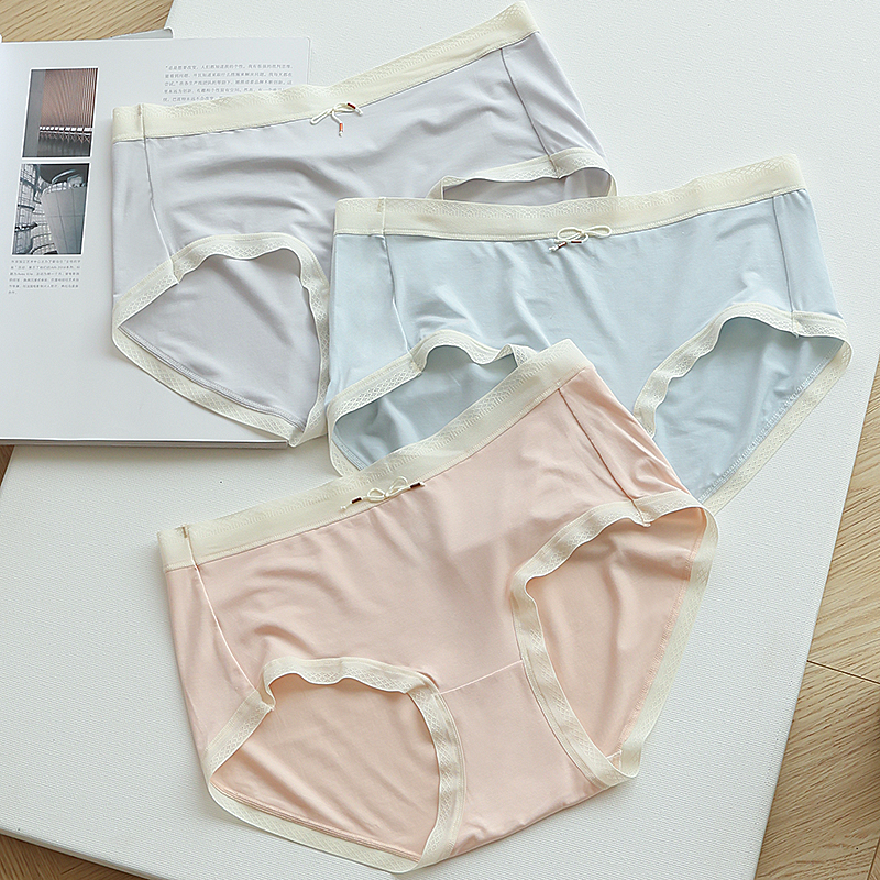 贴身日记抑菌裆大弹力少女内裤