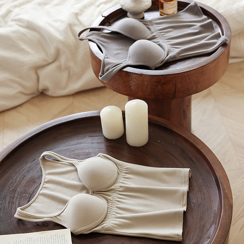 贴身日记无痕磨毛免文胸保暖内衣