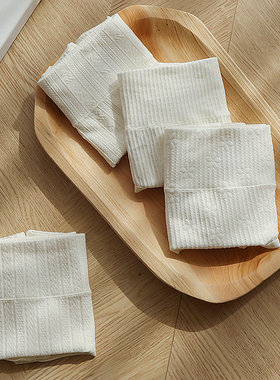 贴身日记中高腰全棉内裤女7A抑菌加长裆舒适透气白色少女三角短裤