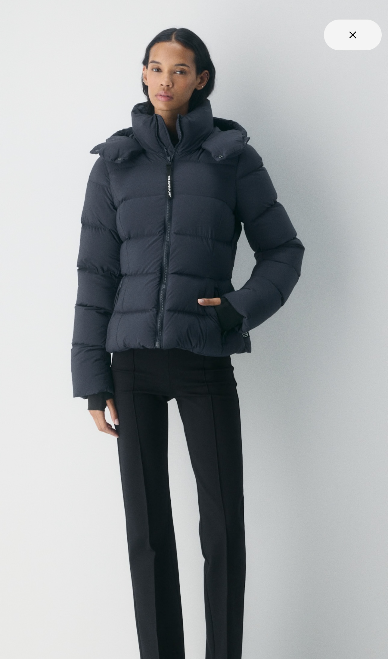 aritzia加拿大2女短款连帽加厚鹅绒800蓬面包服五格修身款