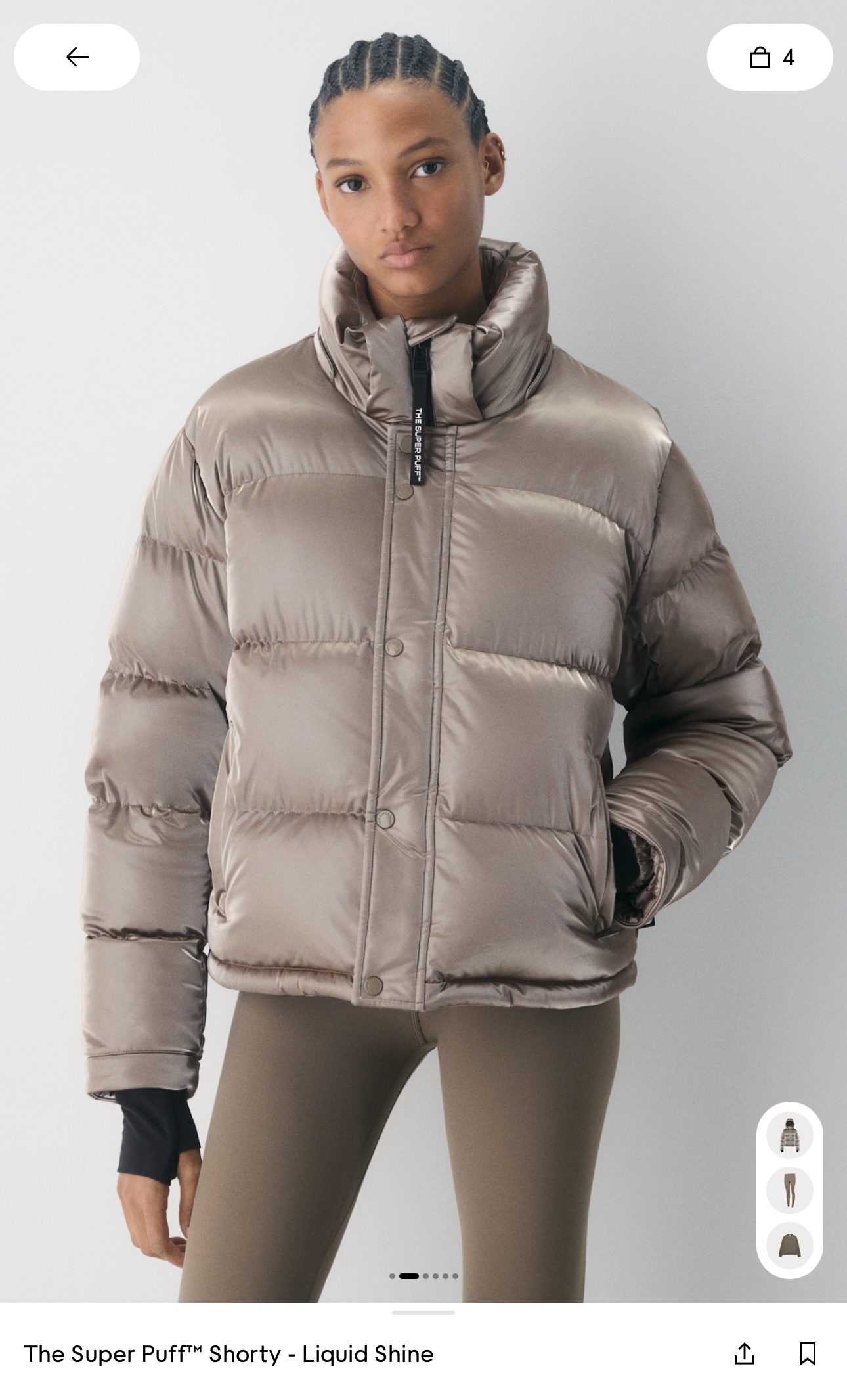 aritzia泡芙四格【液态】颜色保暖鹅绒Puff羽绒服800蓬super puff