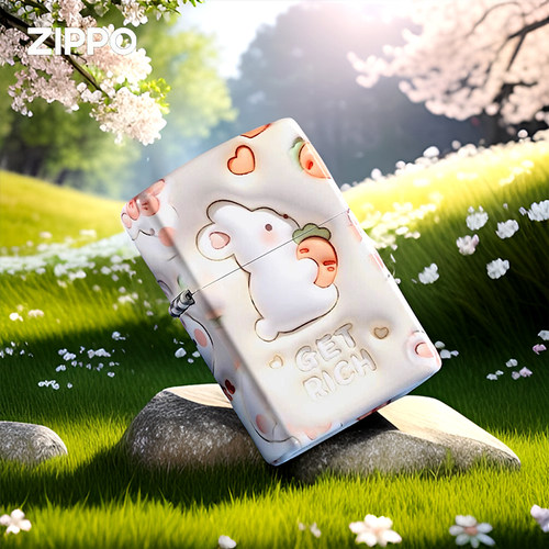 送礼抱萝卜兔Zippo/之宝