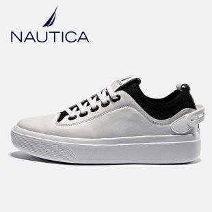 NAUTICA 潮流百搭小白鞋 商场同款 男士 经典 诺帝卡休闲运动板鞋