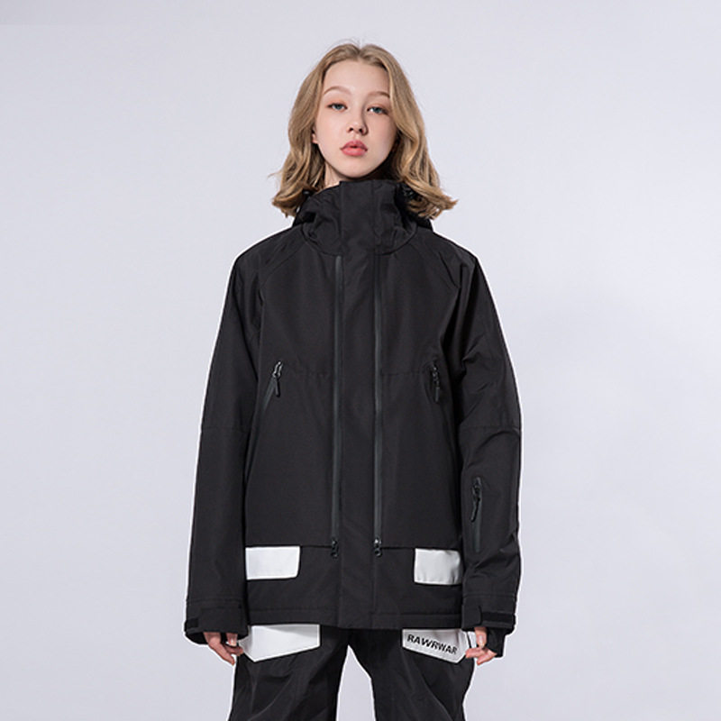 2023新款滑雪服男女同款户外单板防风防水保暖耐磨滑雪服上衣外套