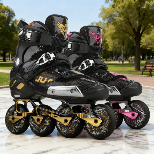 飓风战狼刹车鞋成人高端轮滑鞋
