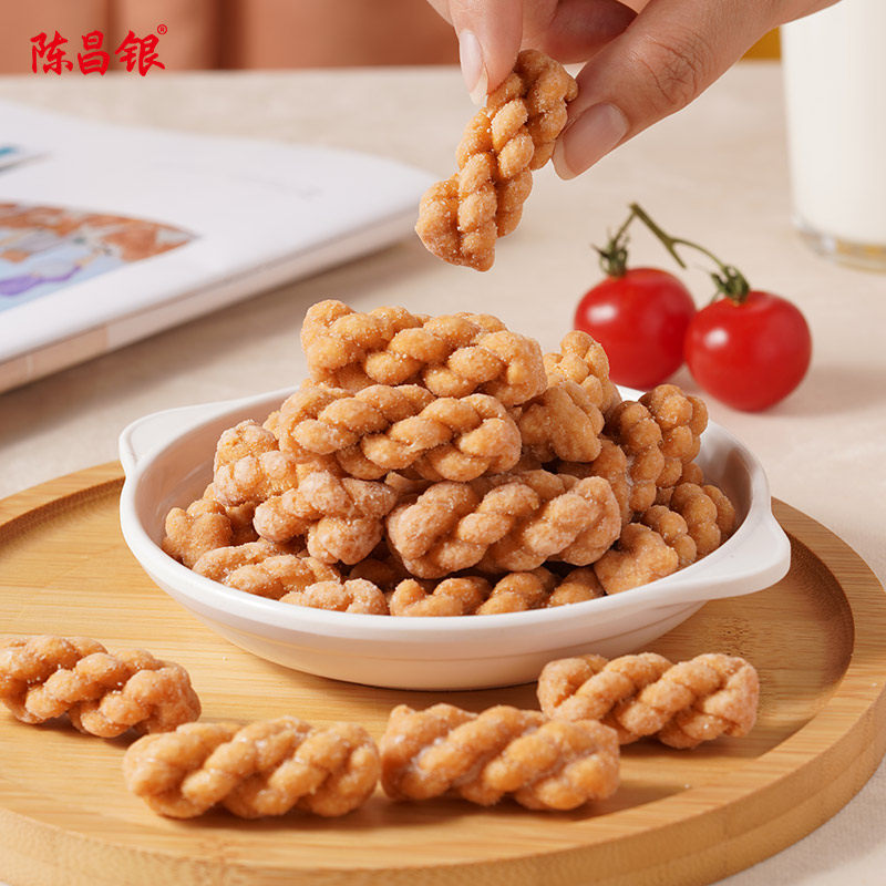 陈昌银小麻花重庆特产老字号麻花磁器口古镇400g独立包装麻花零食