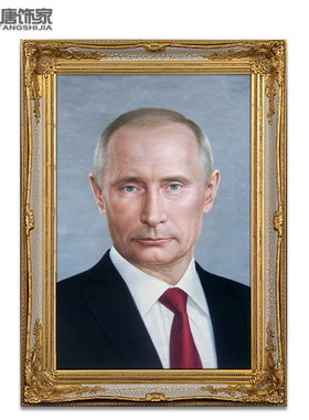 馆藏级私人定制肖像油画 名人装饰画定制手绘人物写实婚纱油画Q01