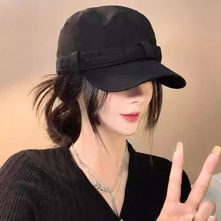 韩系加大加深棒球帽宽帽檐大脸显脸小大头围鸭舌帽女士2024新款潮
