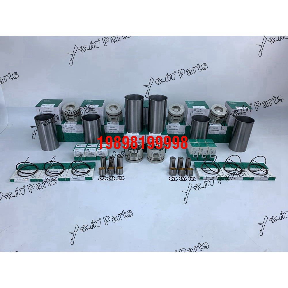 适用五十铃6BG1四配套缸套组件五十铃发动机配件