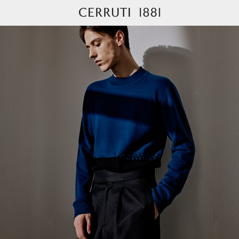 CERRUTI1881商务休闲针织衫