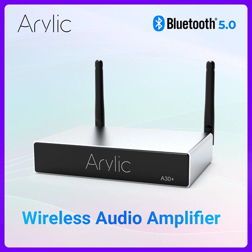 Arylic A30+无线WIFI蓝牙数字功放音频解码音乐接收器airplay功放