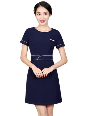 姿记新款spa秋冬装美容师工作服