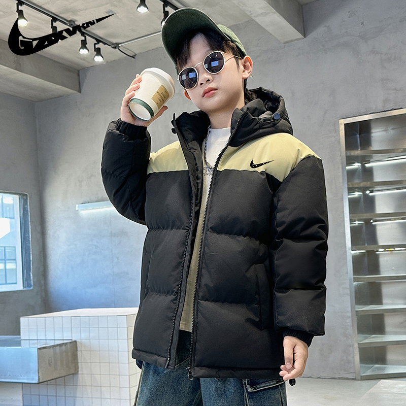 N1KE男童冬季加厚保暖羽绒衣外套