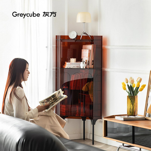 轻奢转角柜餐边客厅置物架