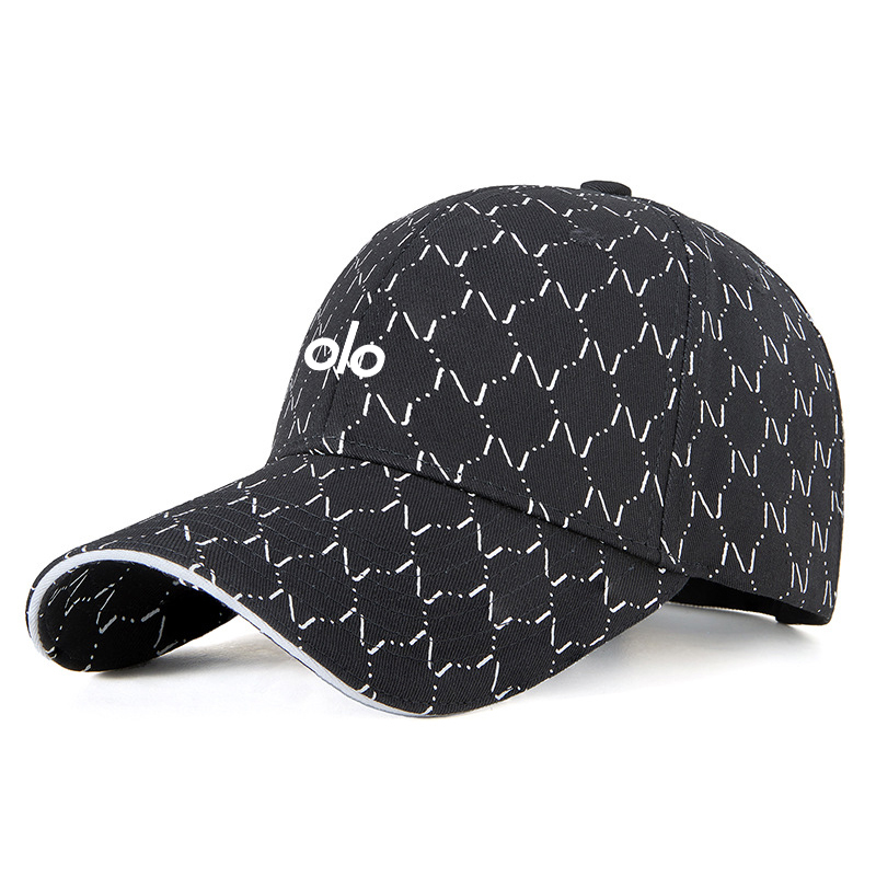 香港潮牌大帽檐硬顶印花棒球帽