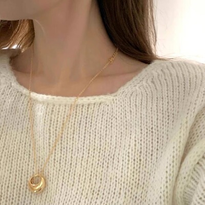 项链earlobe 秋新款 东大门韩国代购时尚气质ins风链条款10