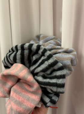 发绳 Trois de LEI东大门代购 条纹 大肠款头绳12