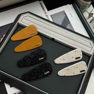 简约百搭东大门韩国代购 发夹鸭嘴夹边夹The Queen