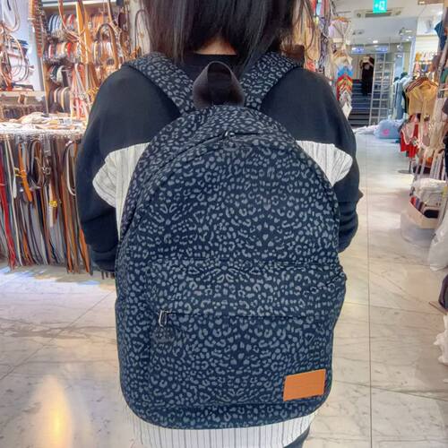 豹纹 圆形不防水双肩女包wing韩国东大门代购 29*39*15cm