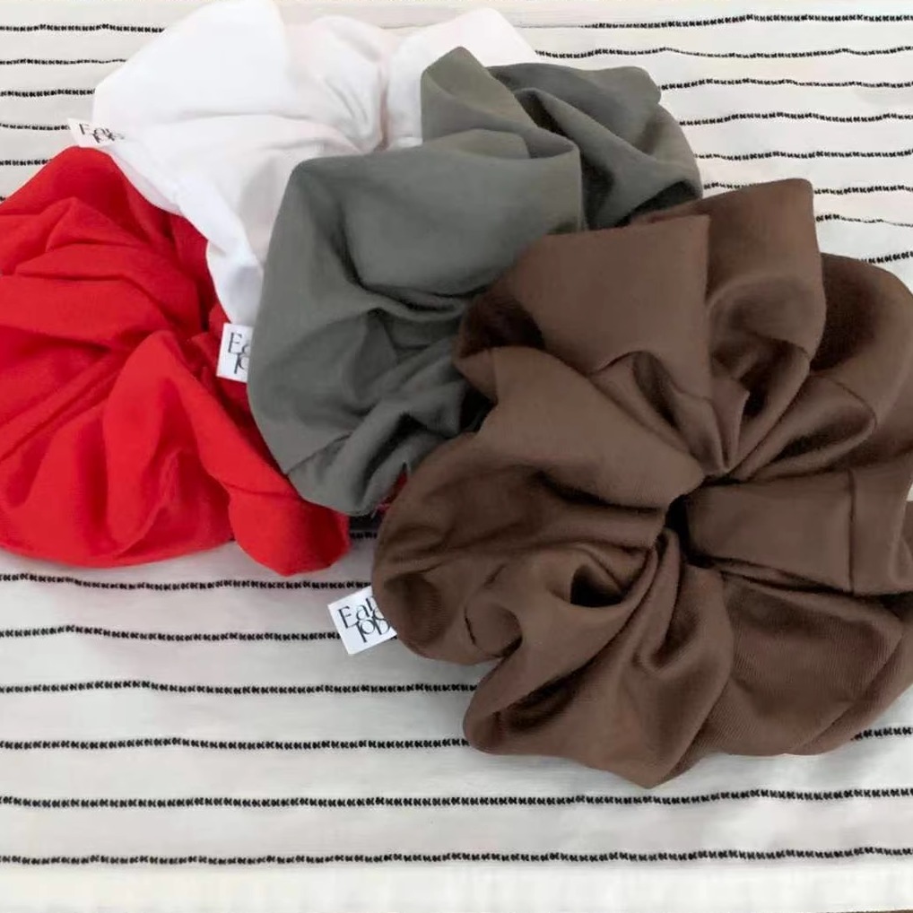 earlobe大肠发圈复古百搭款纯色秋冬新款时尚头绳