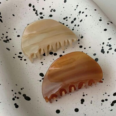 发夹 抓夹 earlobe可爱纽扣款简约百搭东大门韩国代购4