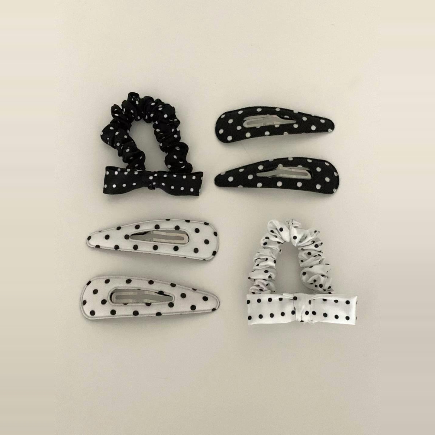 刘海夹边夹earlobe春款发夹东大门韩国代购可爱波点款发圈头绳2