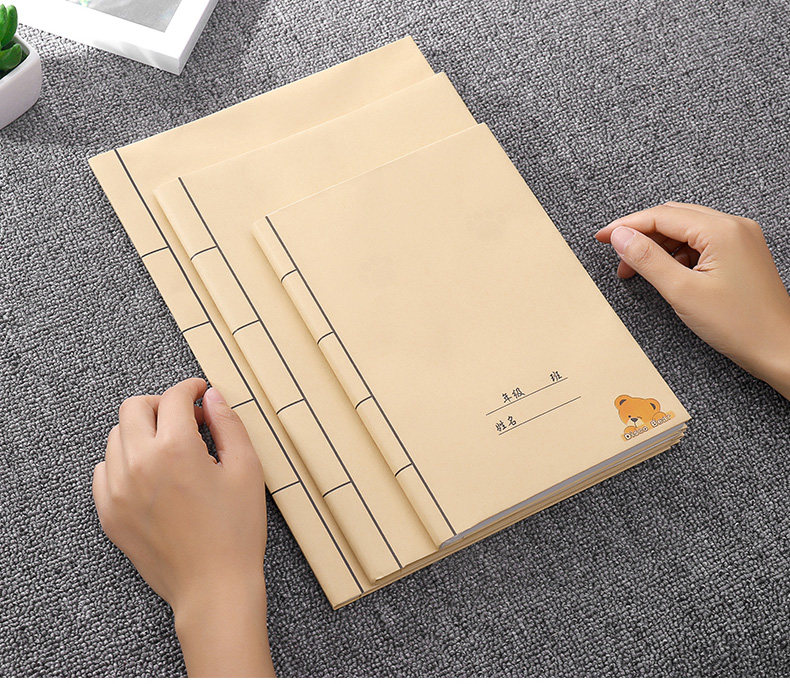 디스베어 투명 가방 책 표지 16K 18K A4 크래프트 종이 봉투 책 표지 10장 25책 표지