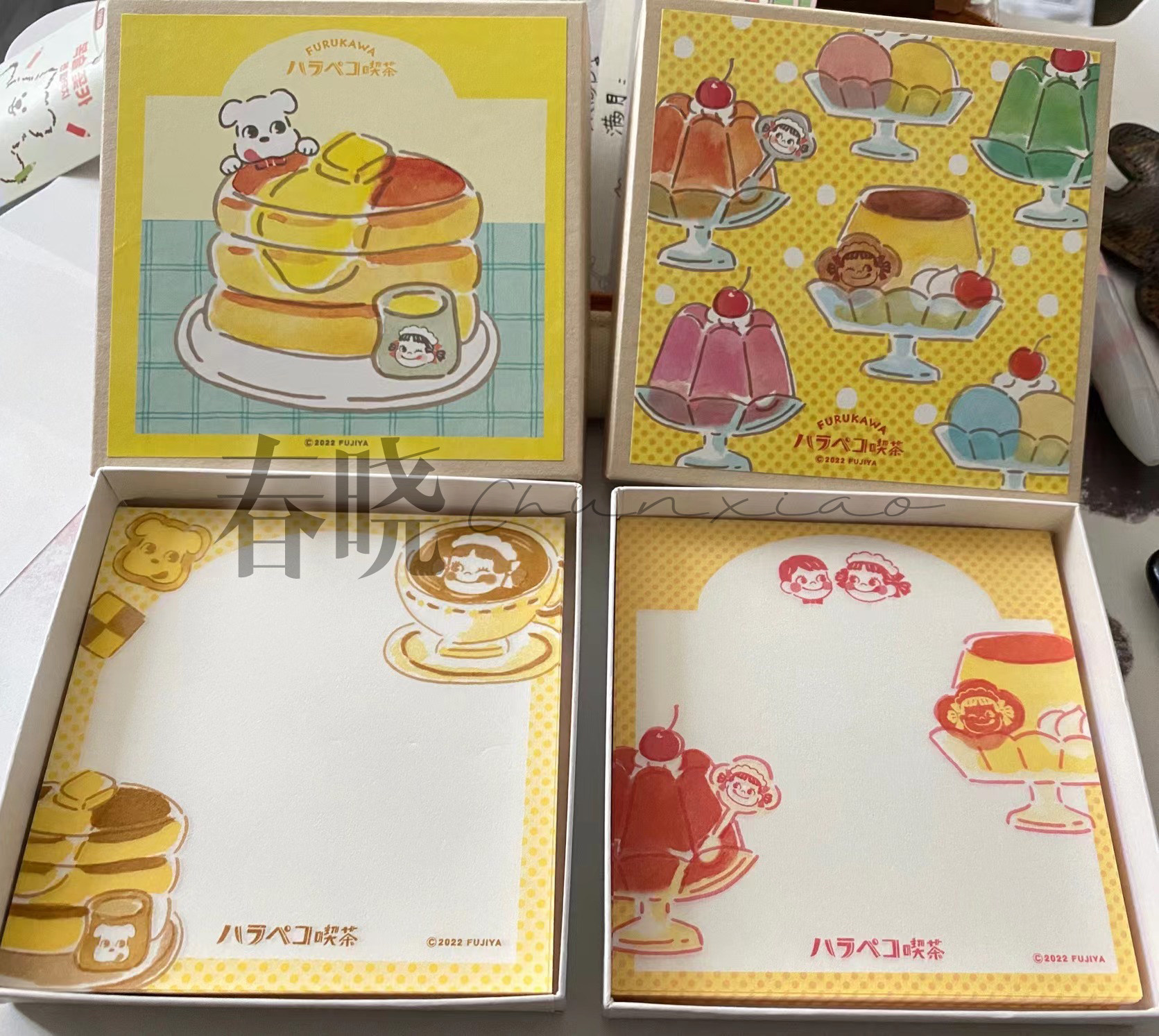 [재고] 일본 후루카와 제지 주식회사 공동 브랜드 후지야 한정판 노트 패드 레터 세트